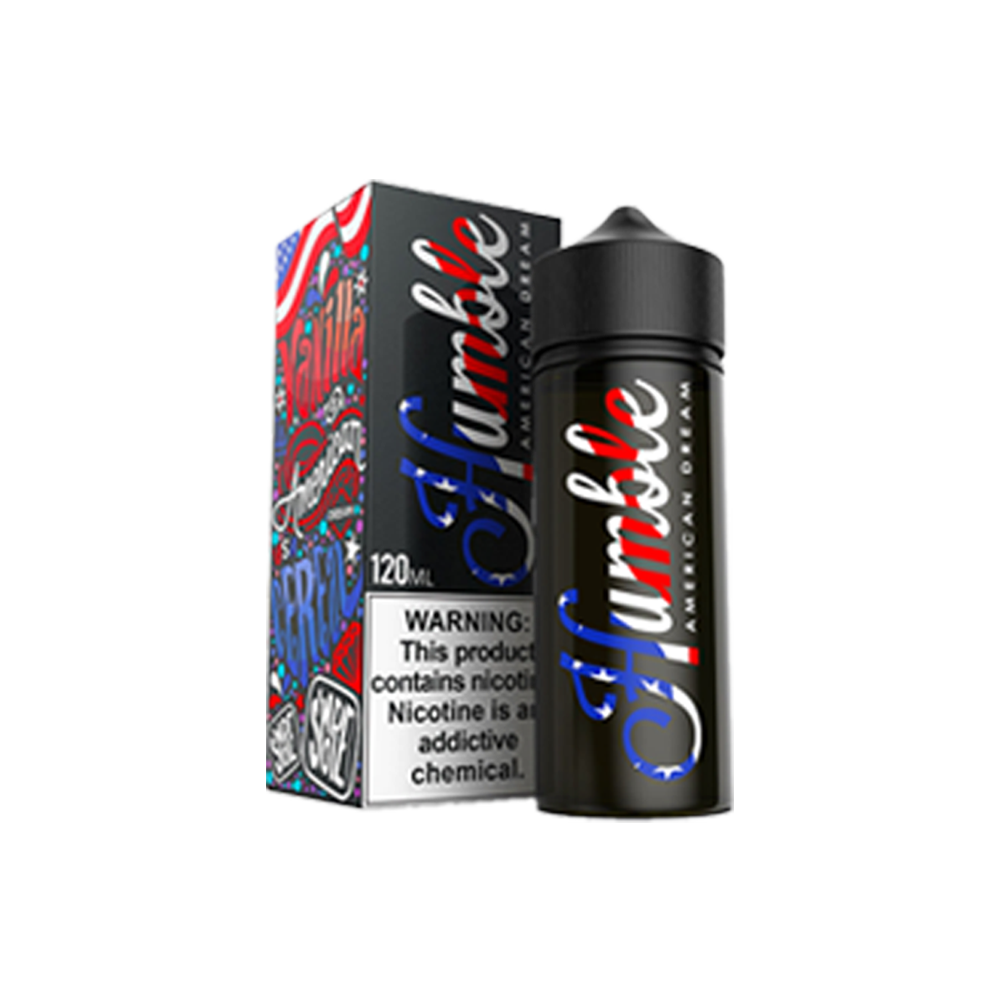 Humble TFN Series E-Liquid | 6mg | 120mL | (Freebase) | American Dream with packaging