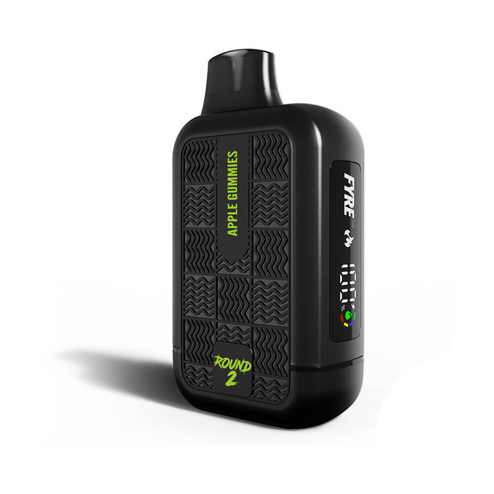 Tyson 2.0 ROUND-2 Heavy Weight Disposable | 7500 Puff | 16mL | 50mg | MOQ 10 | Apple Gummies