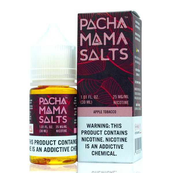 Pachamama TFN Salt Series E-Liquid | 30mL | (Salt Nic) | Apple Tobacco with packaging