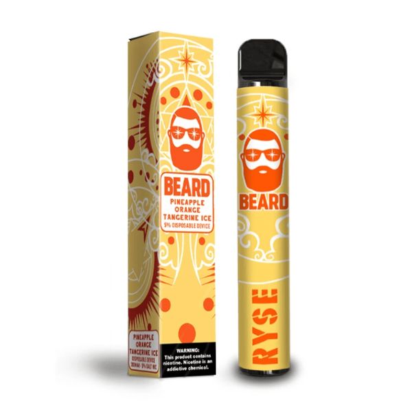 Beard Ryse Disposable | 1000 Puffs | 3mL Pineapple Orange Tangerine Ice