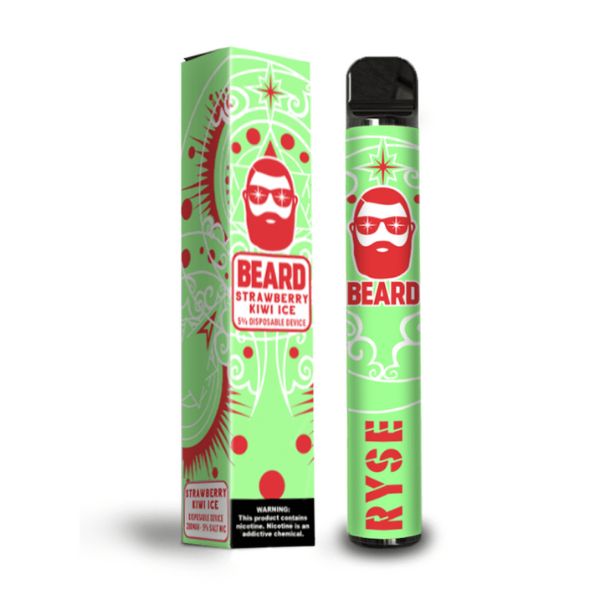 Beard Ryse Disposable | 1000 Puffs | 3mL Strawberry Kiwi Ice