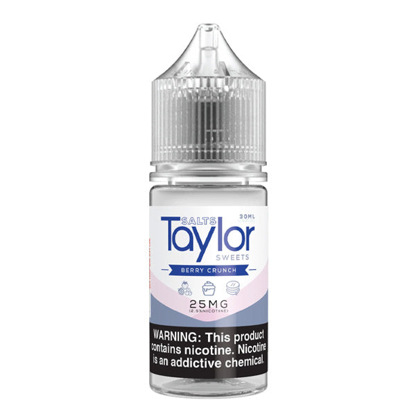 Taylor Salt Series E-Liquid | 30mL | 25mg | Salt Nic | Berry Crunch