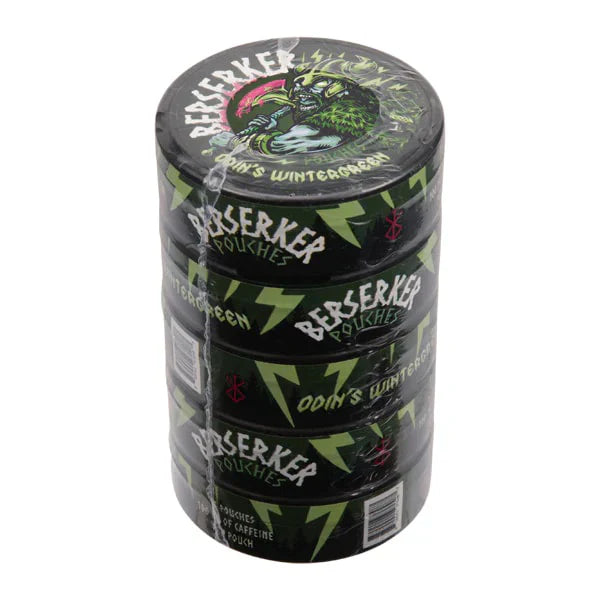 Berserker (Caffeine Pouch)(15ct Can)(5pc Display) - Odins Wintergreen
