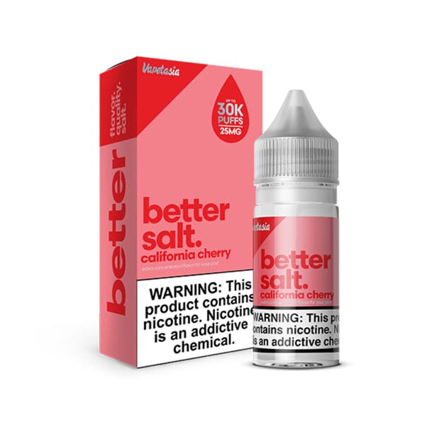 Vapetasia Salt Series E-Liquid 30mL (Salt Nic) | Better Salt California Cherry with Packaging