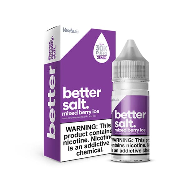 Vapetasia Salt Series E-Liquid 30mL (Salt Nic) | Better Salt Mixed Berry Ice with Packaging