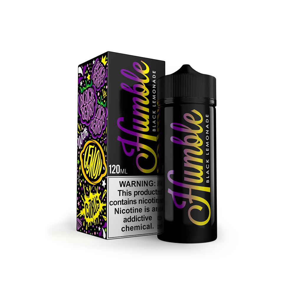 Humble TFN Series E-Liquid | 6mg | 120mL | Freebase | Black Lemonade  with packaging