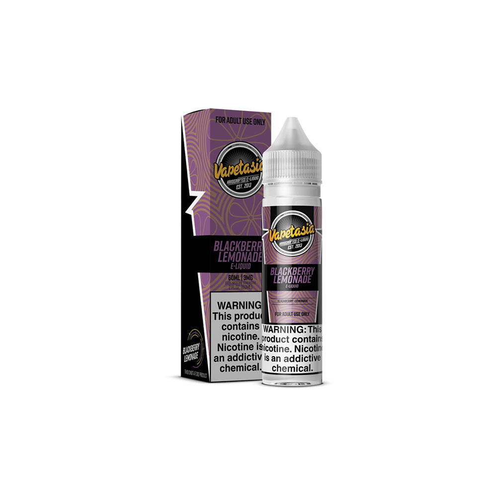 Vapetasia E-Liquid | 60mL | 3mg | Blackberry lemonade with packaging