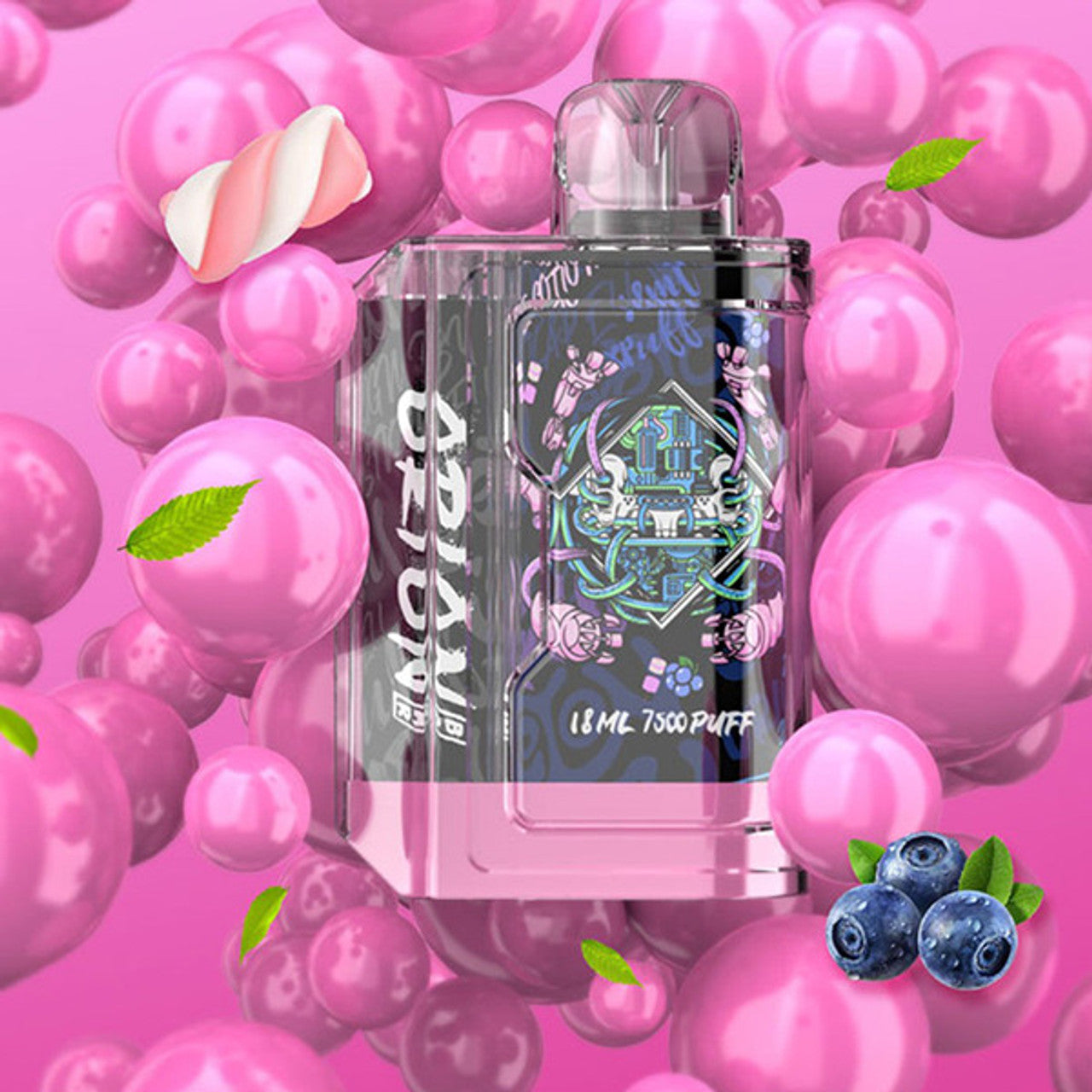 Orion Bar Disposable | 7500 Puff | 18mL | 50mg | MOQ 10 | Blue Cotton Candy