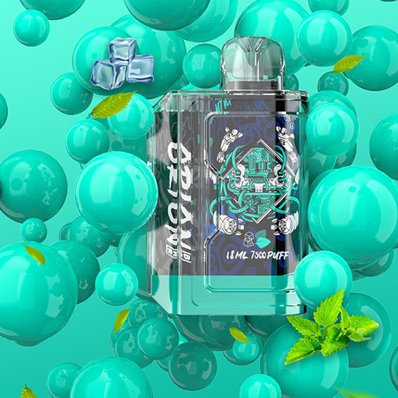 Orion Bar Disposable | 7500 Puff | 18mL | 50mg | MOQ 10 | Blue Mint