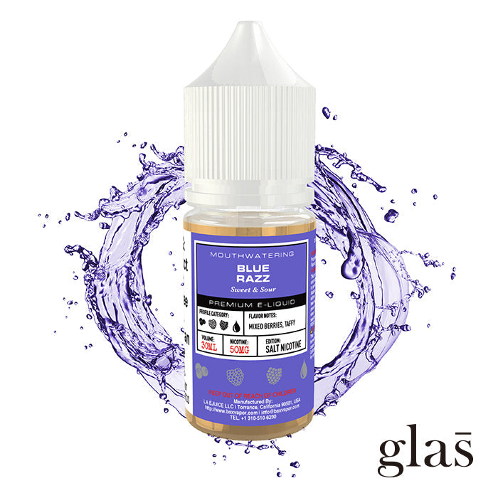 GLAS BSX TFN Salt Series E-Liquid | 50mg | 30mL | (Salt Nic) | Blue Razz