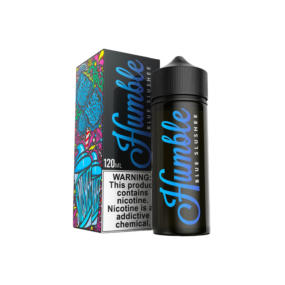 Humble TFN Series E-Liquid | 6mg | 120mL | Freebase | Blue Slushee with packaging