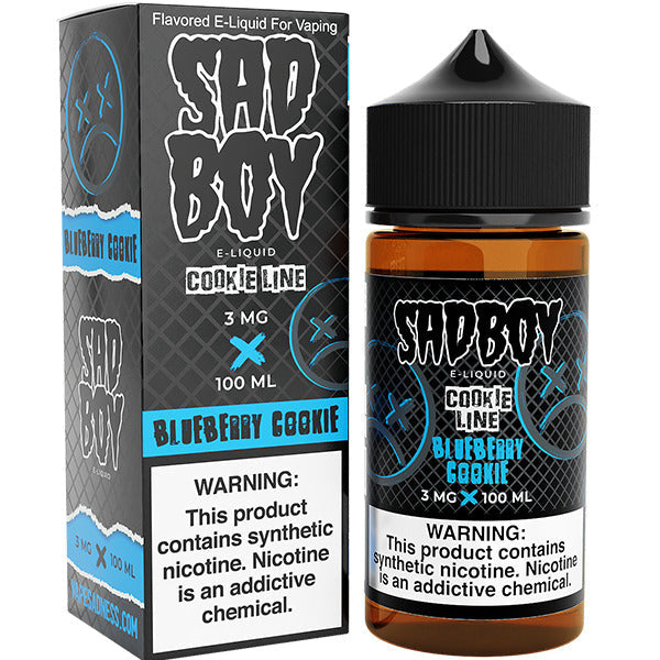 Sadboy Series E-Liquid | 3mg | 100ml | Blueberry Cookie with Packaging