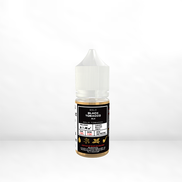 GLAS BSX TFN Salt Series E-Liquid | 50mg | 30mL | (Salt Nic) | Bold RIch Black Tobacco