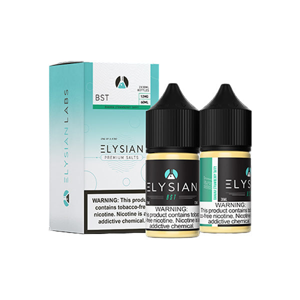 Elysian Salt Series E-Liquid | x2-30mL | (Salt Nic) | 12mg | BST with packaging