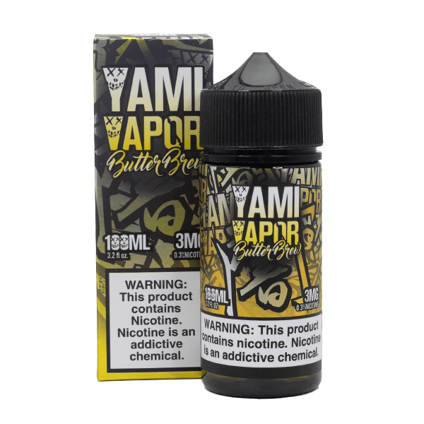 Yami Vapor Series E-Liquid | 100mL | 3mg | Butter Brew with Packaging