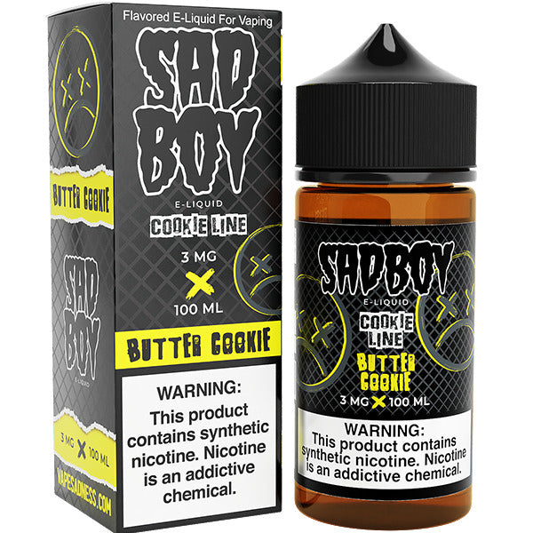 Sadboy Series E-Liquid | 3mg | 100ml | Butter Cookie with Packaging