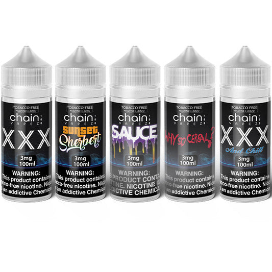 Chain Vapez Series E-Liquid | 100mL | 3mg | Group Photo 