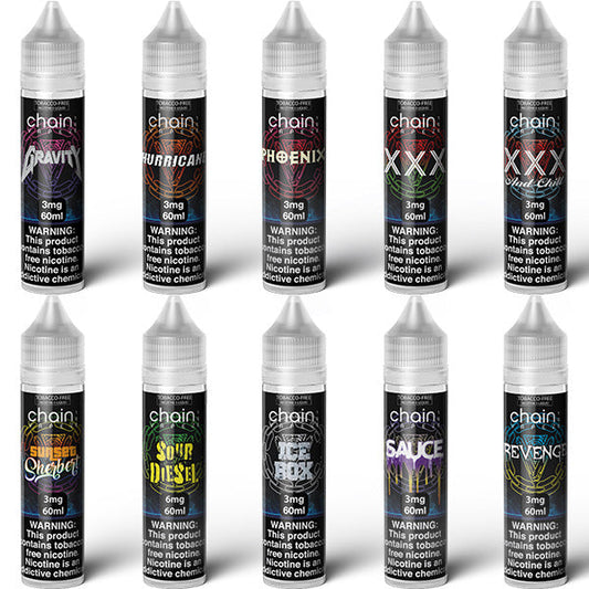 Chain Vapez Series E-Liquid | x2-60mL (120mL) | Group Photo