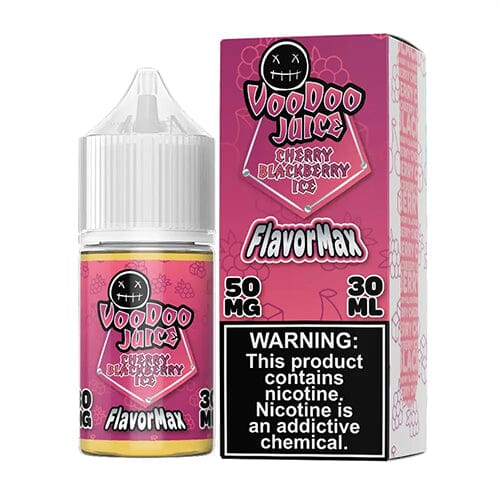 Voodoo Juice FlavorMax Salt Series E-Liquid | 30mL | 50mg | Cherry Blackberry Ice with packaging