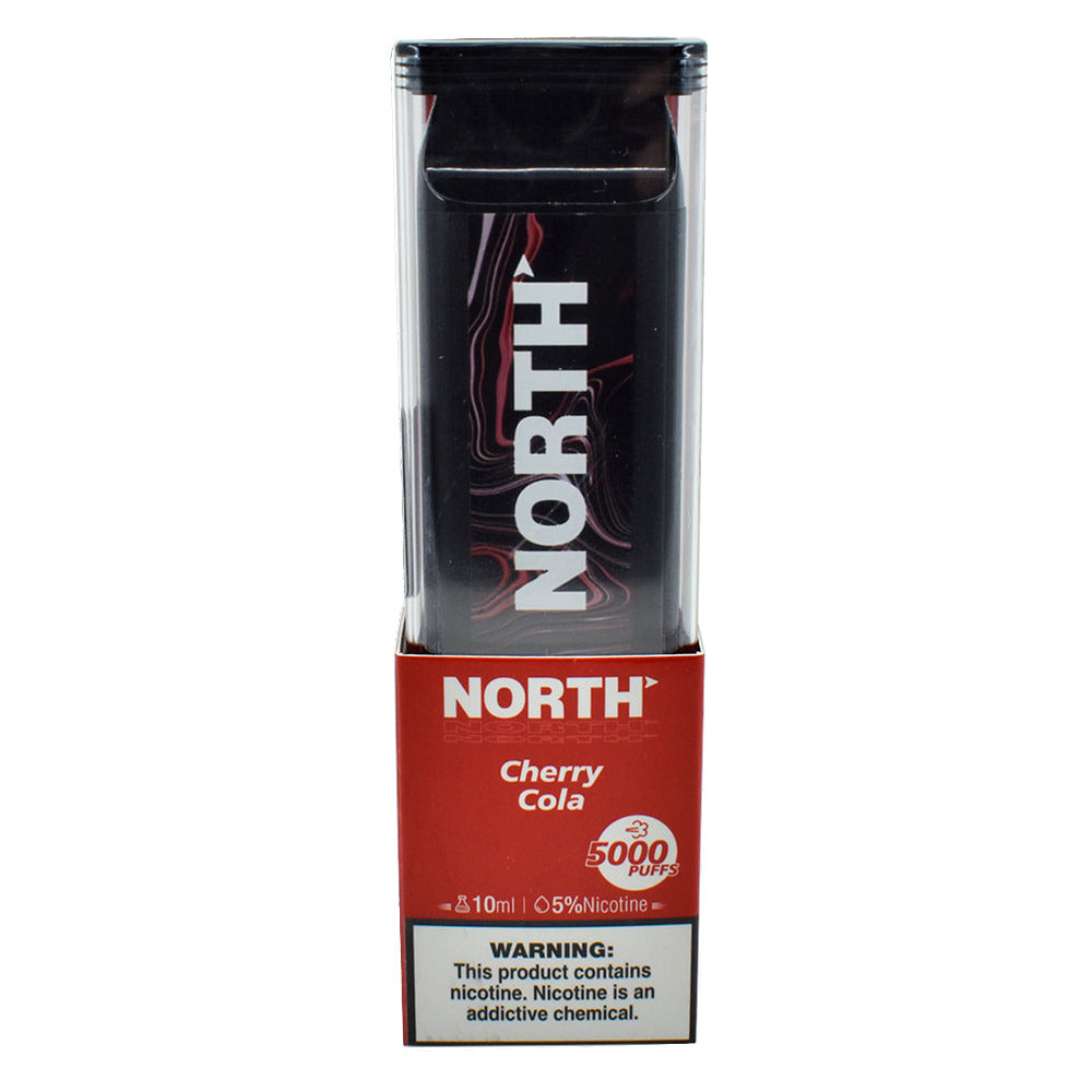 North Disposable | 5000 Puffs | 10mL | 50mg | MOQ 10 | Cherry Cola with Packaging
