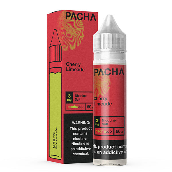 Pachamama TFN Series E-Liquid | 60mL | 3mg | Freebase | Cherry Limeade with packaging