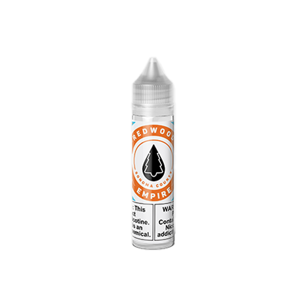 Redwood E-Liquid | 60mL | Cliffside Ice Orange Blue bottle