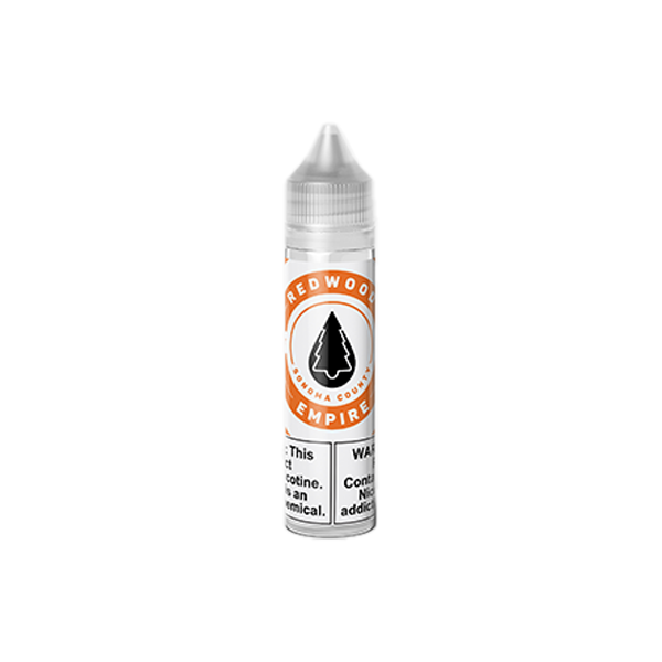 Redwood E-Liquid | 60mL | Cliffside Orange bottle