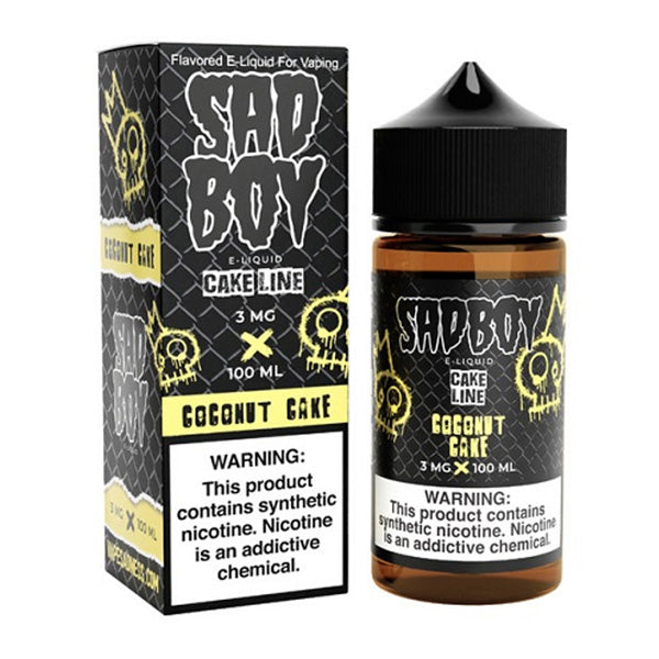 Sadboy Series E-Liquid | 3mg | 100ml | Coconut Cake with Packaging