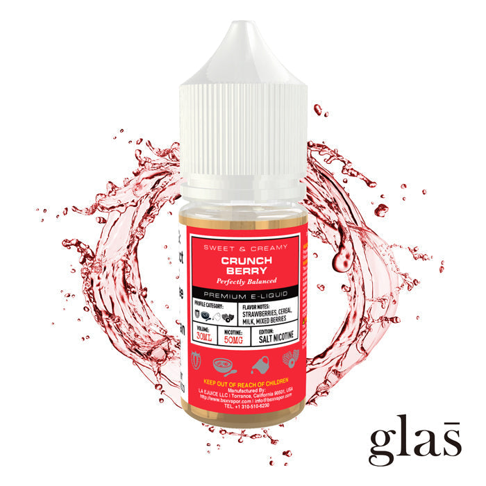 GLAS BSX TFN Salt Series E-Liquid | 50mg | 30mL | (Salt Nic) | Crunch Berry
