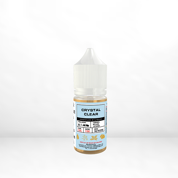 GLAS BSX TFN Salt Series E-Liquid | 50mg | 30mL | (Salt Nic) | Crystal Clear