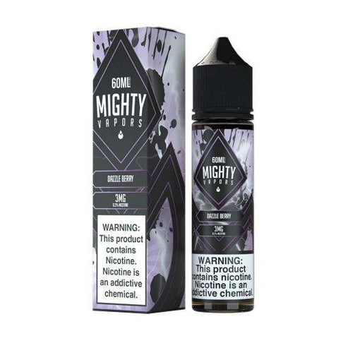 Mighty Vapors Series E-Liquid | 60mL | 3mg | Dazzle Berry with packaging