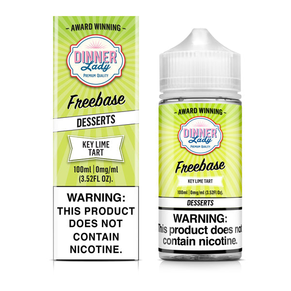 Dinner Lady TF-Nic Series E-Liquid 100mL (Freebase) | Key Lime Tart with Packaging