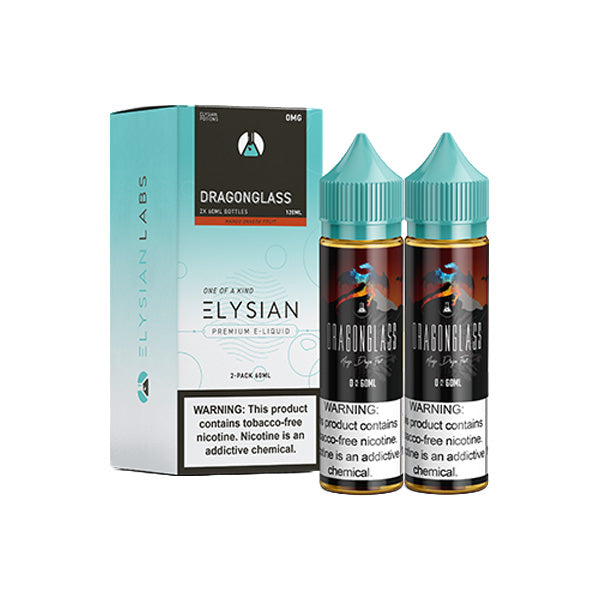 Elysian Series E-Liquid | 120mL | (Freebase) | 0mg | Dragon Glass with packaging
