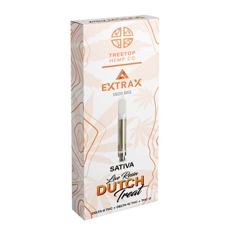 Treetop Hemp Co Extrax Live Resin Cartridge (1.5-Gram) - Dutch Treat | 1.5-Gram (Sativa)