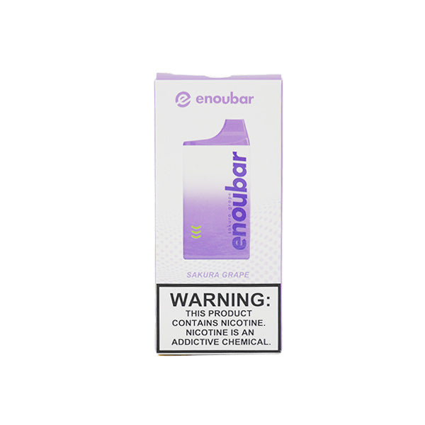 ENOU Bar Disposable 6000 Puff 13mL 50mg | MOQ 10 | Sakura Grape with Packaging