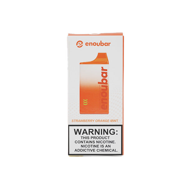 ENOU Bar Disposable 6000 Puff 13mL 50mg | MOQ 10 | Strawberry Orange Mint with Packaging
