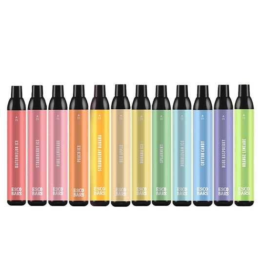 Esco Bars Mesh Disposable 2500 Puffs 6mL 50mg | MOQ 10 | Group Photo