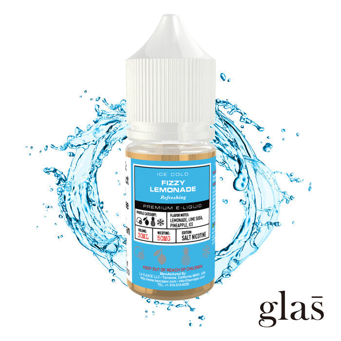 GLAS BSX TFN Salt Series E-Liquid | 50mg | 30mL | (Salt Nic) | Fizzy Lemonade