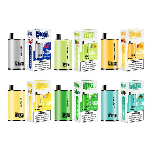 Floom Infinity Disposable 4000 Puffs 10mL 50mg | MOQ 5 | Group Photo with Packaging