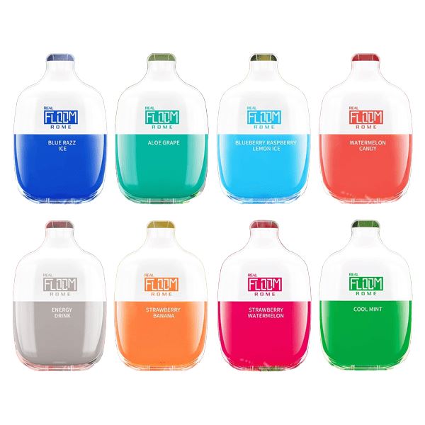 Floom Rome Disposable | 4000 Puffs | 10mL | 50mg | MOQ 5 | Group Photo