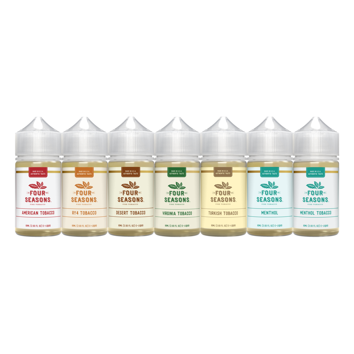 Four Seasons Series E-Liquid | 60mL | (Freebase) | Group Photo