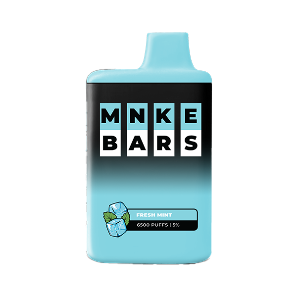 MNKE Bars Disposable | 6500 Puffs | 16mL | 50mg | MOQ 5 | Fresh Mint
