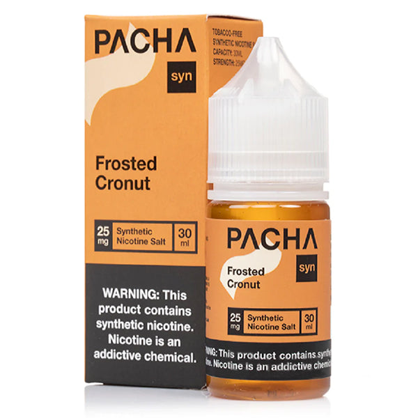 Pachamama TFN Salt Series E-Liquid | 30mL | (Salt Nic) | Frosted Coconut with packaging