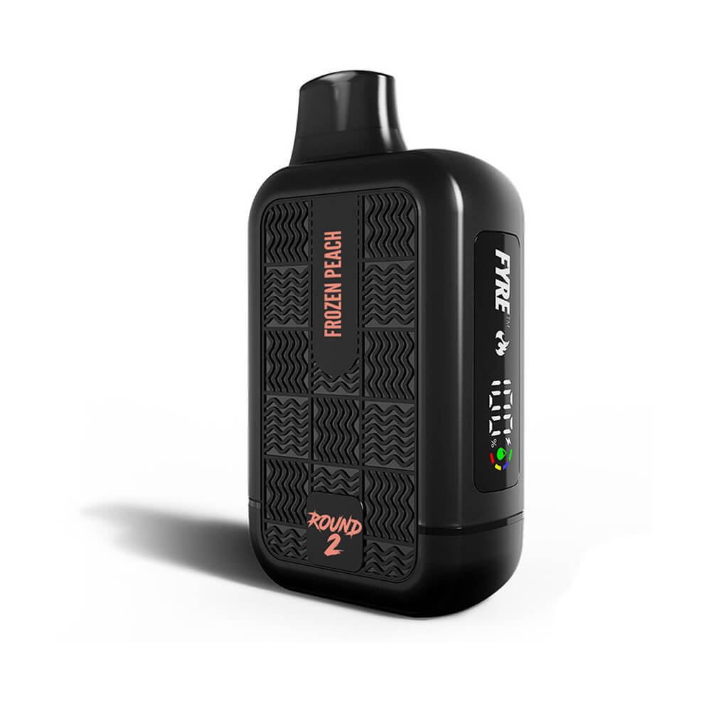 Tyson 2.0 ROUND-2 Heavy Weight Disposable | 7500 Puff | 16mL | 50mg | MOQ 10 | Frozen Peach