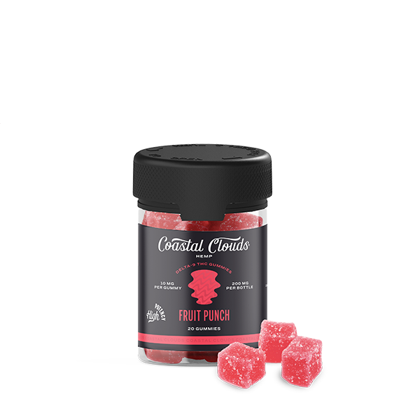 Fruit Punch by Coastal Clouds Hemp D9 | THC Gummies (20ct/200mg)