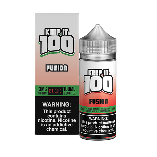 Keep It 100 TFN Series E-Liquid 0mg | 100mL (Freebase) | Fusion with Packaging