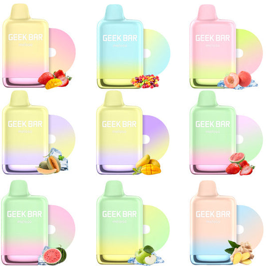 Geek Bar Meloso Max Disposable | 9000 Puffs | 14mL | 50mg | MOQ 5 | Group Photo