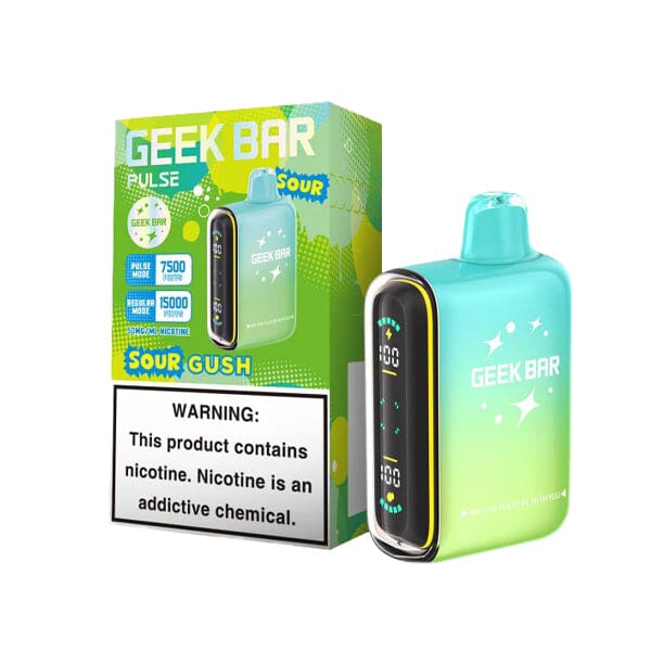 Geek Bar Pulse Disposable | 15000 Puffs | 16mL | 50mg | MOQ 5 | Sour Gush with Packaging 