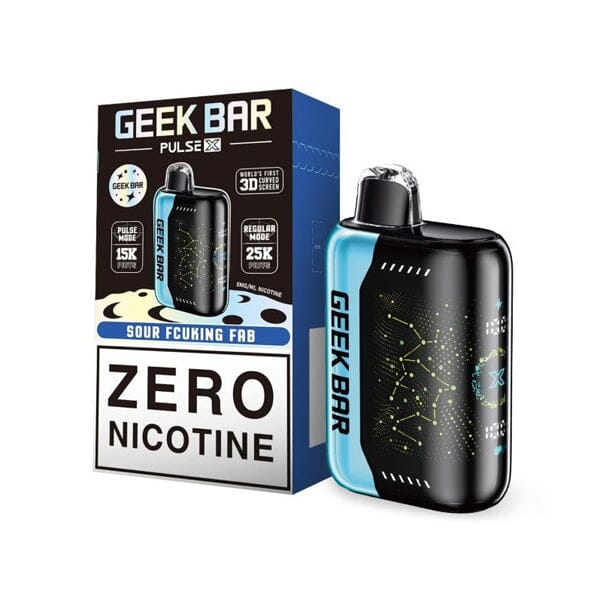 Geek Bar Pulse X ZERO Disposable 25000 Puff 18mL • MOQ 5 | Sour Fcuking Fab with Packaging