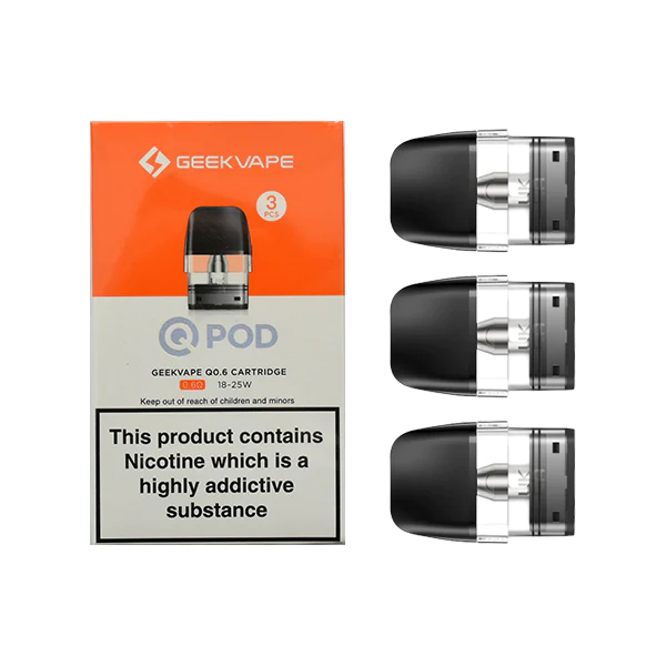 Geekvape Sonder/Wenax Q Pods (3-Pack) | 0.6 Cartrridge